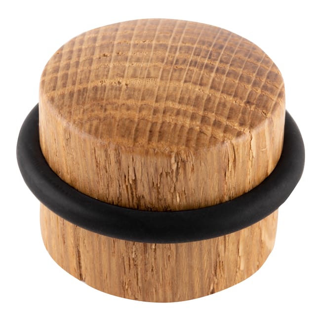 TOPE DE MADERA PARA PUERTA ADHESIVO CON JUNTA DE SILICONA ROBLE 2032 INOFIX - 1