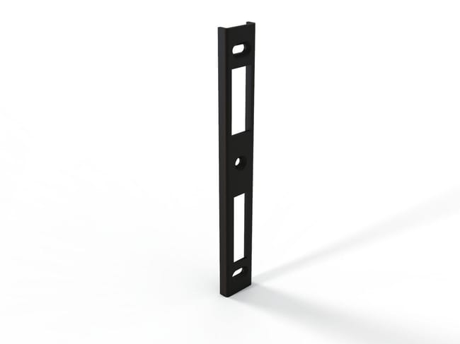 CHAPA CERRADERO LARGO REGULABLE ALUMINIO NEGRO - 1