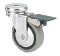 RUEDA SOPORTE 40MM GOMA. HASTA 17KG. LLANTA ACERO - 1