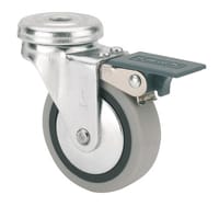 RUEDA SOPORTE 40MM GOMA. HASTA 17KG. LLANTA ACERO - 1