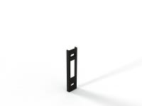 CHAPA CERRADERO CORTO REGULABLE ALUMINIO NEGRO - 1