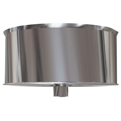 TAPÓN CON PURGA INOXIDABLE PARED SIMPLE 80MM  - 1