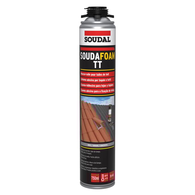 ESPUMA EXPANSIVA DE POLIURETANO SOUDAFOAM TT SOUDAL 750 ML - 1