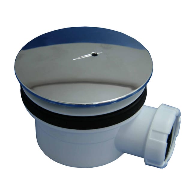 VÁLVULA SIFÓNICA  PLATO DUCHA EXTRAPLANA Ø115MM - 1