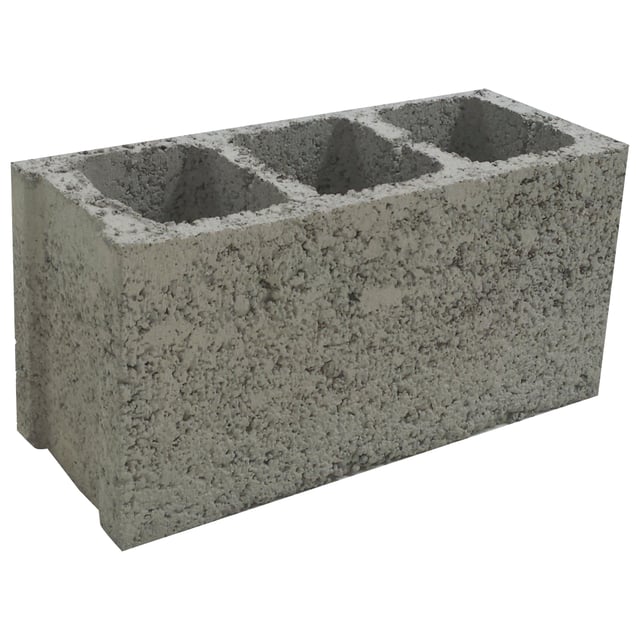 BLOQUE DE HORMIGÓN GRIS 50X25X20 CM