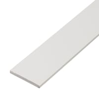 PLETINA PVC BLANCA 25X2MM 2,6M - 1