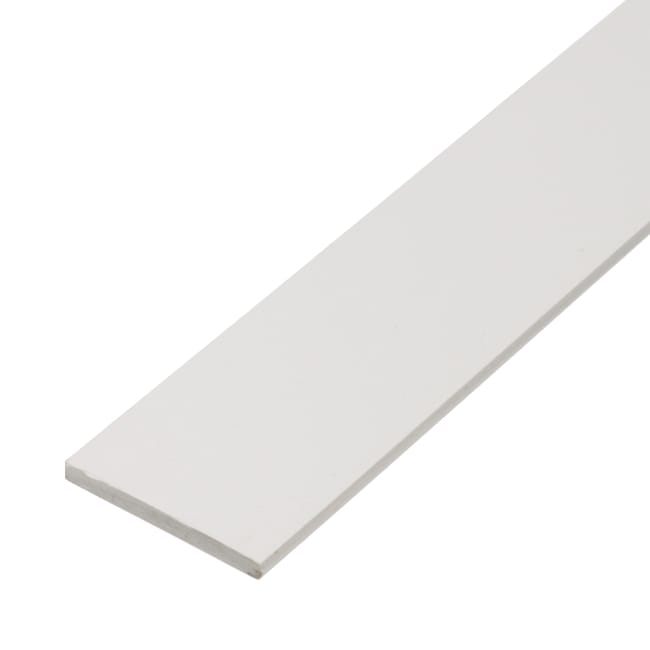 PLETINA PVC BLANCA 25X2MM 2,6M - 1