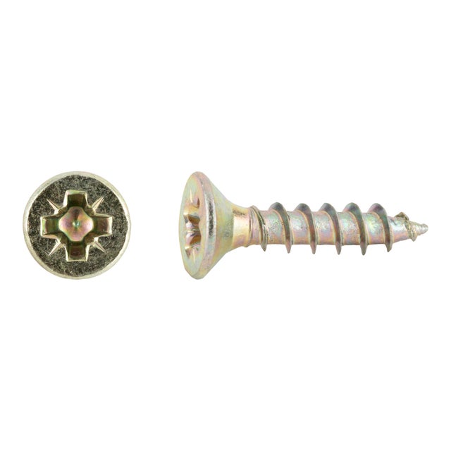 TORNILLOS TIRAFONDO PARA MADERA BICROMATADOS 3,5X16MM. 1000UDS