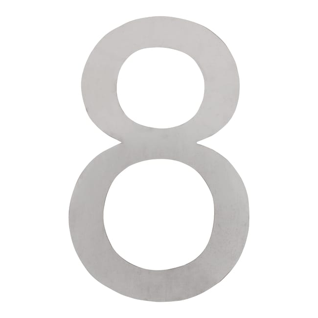SEÑAL NÚMERO ACERO INOXIDABLE 1UD - 1