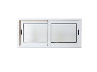 VENTANA ALUMINIO CORREDERA BLANCA 100X45CM - 1