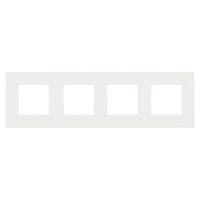 MARCO CUÁDRUPLE BÁSICO SERIE ZENIT BLANCO - 1