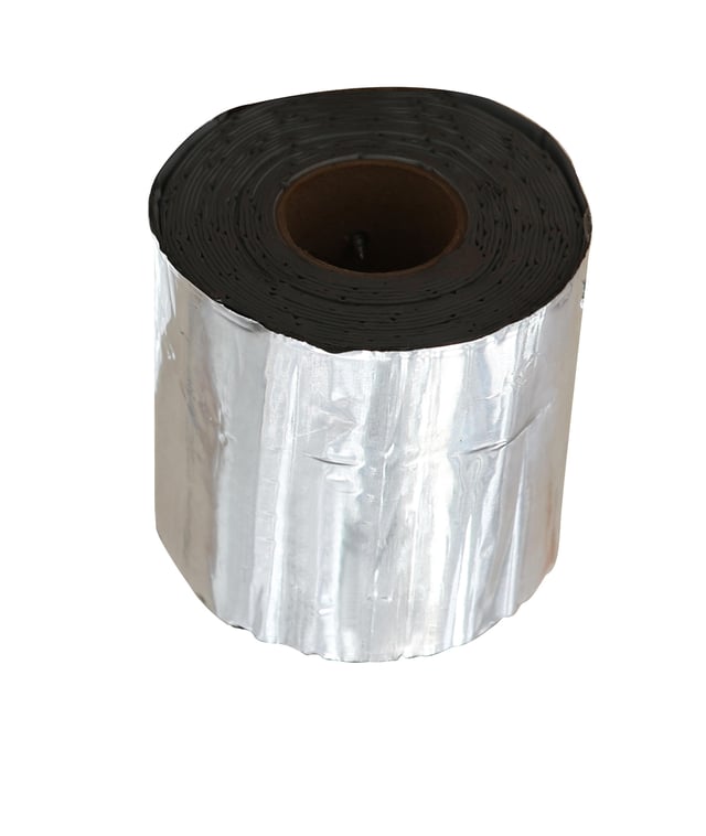 BANDA AUTO-ADHESIVA IMPERMEABILIZANTE DE BUTILO 100MMX5M ALUMINIO