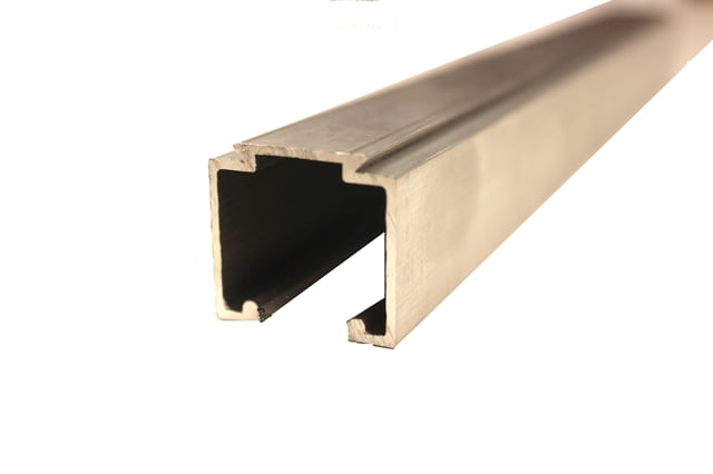 Carril aluminio para puerta corredera