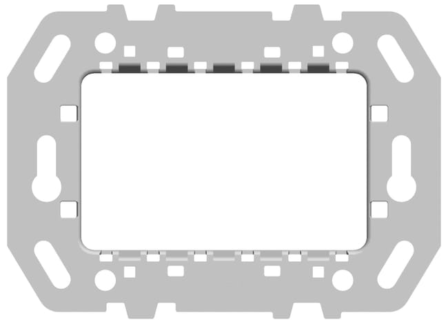 BASTIDOR 3 MODULOS CAJA RECTANGULAR SERIE ZENIT - 1