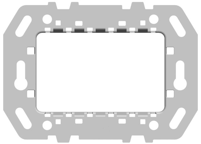 BASTIDOR 3 MODULOS CAJA RECTANGULAR SERIE ZENIT
