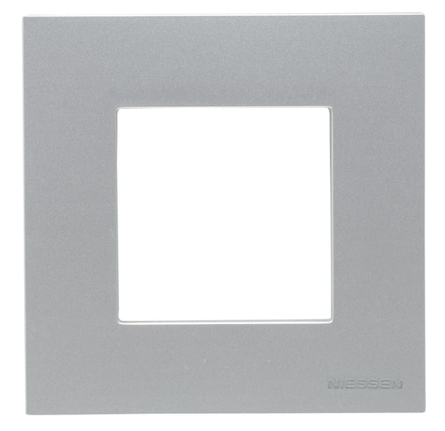 MARCO SIMPLE BASICO SERIE ZENIT PLATA - 1