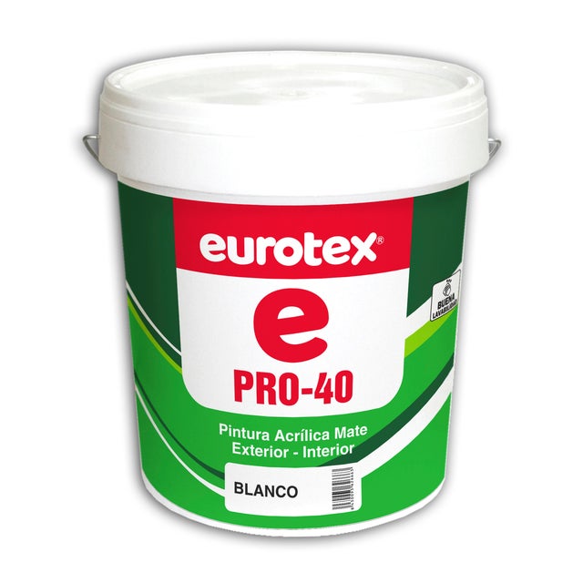 PINTURA PLASTICA BLANCA MATE 5KG PRO-40