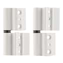 BISAGRA PARA VENTANA ALUMINIO PERFIL CONVENCIONAL BLANCA. 2 UDS - 1
