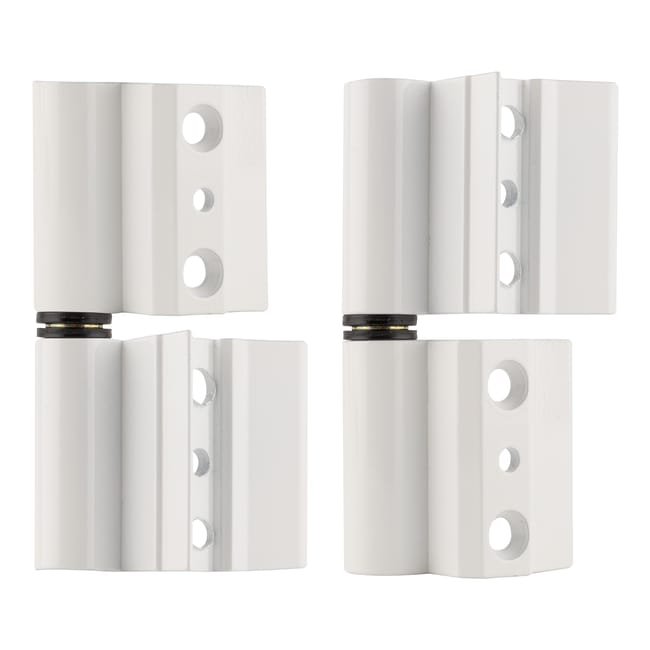 BISAGRA PARA VENTANA ALUMINIO PERFIL CONVENCIONAL BLANCA. 2 UDS - 1