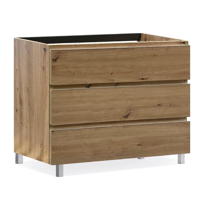 MUEBLE DE BAÑO MODULAR ATLANTIS MIEL 3 CAJONES 100X45CM