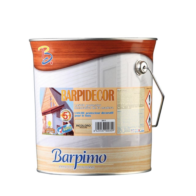 LASUR SINTÉTICO SATINADO  BARPIDECOR 4L ROBLE CLARO