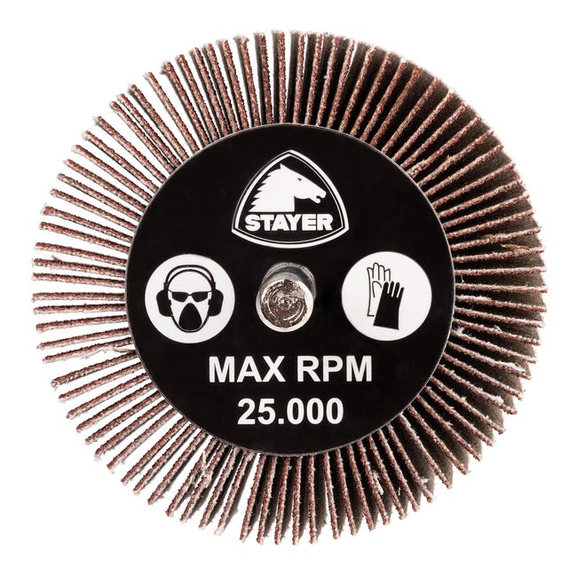 ABANICO LAMINADO Ø60 EJE 6 MM GRANO 120 - 1