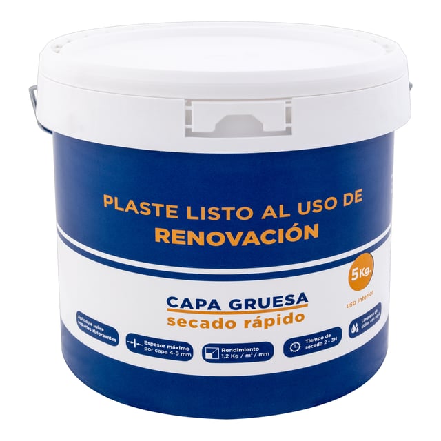 MASILLA EN PASTA CAPA GRUESA 5KG SECADO RÁPIDO