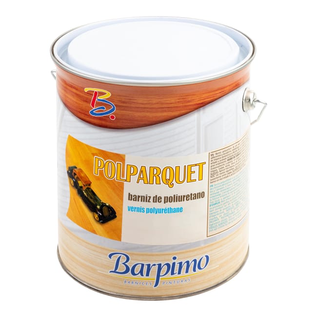 BARNIZ SINTETICO BRILLANTE DE POLIURETANO POLPARQUET 4L - 1