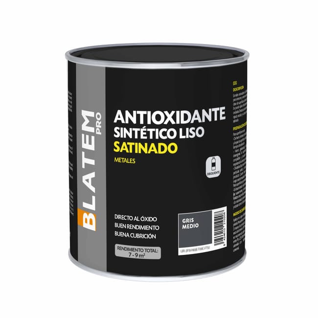 ESMALTE SINTETICO ANTIOXIDANTE SATINADO 750ML GRIS PERLA - 1