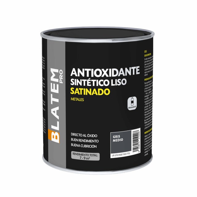 ESMALTE SINTETICO ANTIOXIDANTE SATINADO 750ML GRIS MEDIO