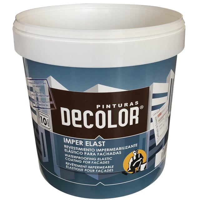 REVESTIMIENTO FACHADA MATE IMPER-ELAST 15L BLANCO