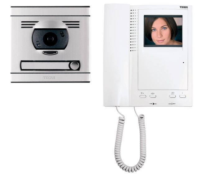 KIT VIDEOPORTERO 2 HILOS PANTALLA COLOR TEGUI