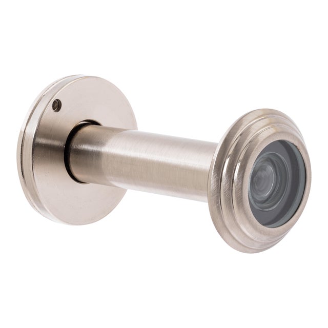 MIRILLA ANALÓGICA PARA PUERTA ACERO CROMADO 14MM COLOR CROMADO 