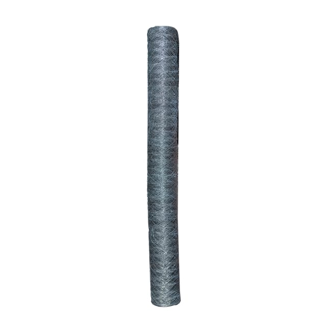 MALLA TRIPLE TORSIÓN HEXAGONAL GALVANIZADA LUZ 13 MM 1X25 M - 1