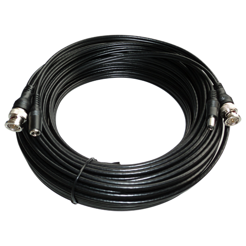 CABLE COAXIAL RG59 CON ALIMENTADOR Y CONECTOR 20M