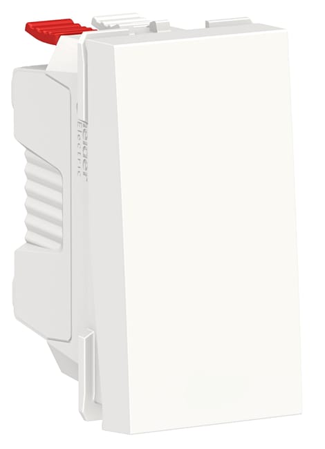 PULSADOR ESTRECHO SERIE NEW UNICA BLANCO - 1