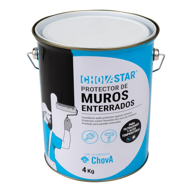 PROTECTOR ASFÁLTICO DE MUROS ENTERRADOS 4KG