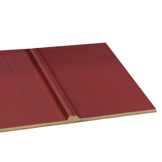 PANEL SÁNDWICH ISOTEGO ROJO/BLANCO 3 CM 6X1 M - 1