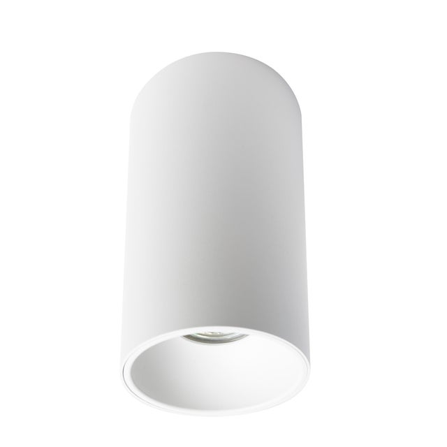 ARO DE SUPERFICIE ALTO CIRCULAR FIJO BLANCO GU10