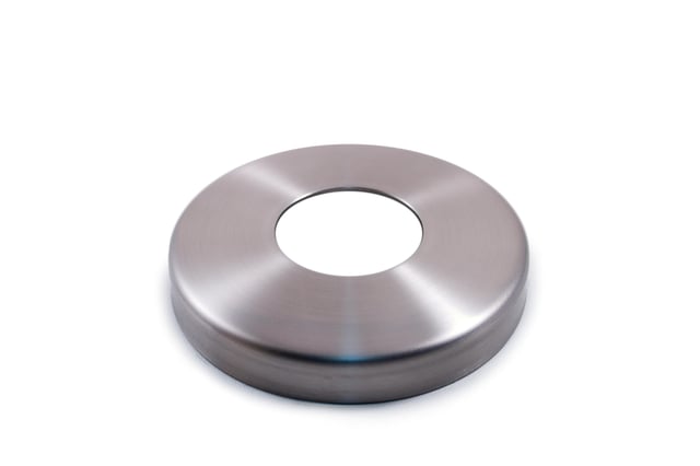 EMBELLECEDOR ANCLAJE POSTE SUELO AISI316 SATINADO