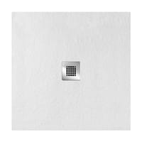 PLATO DE DUCHA CUADRADO BLANCO 80X80X3CM - 2