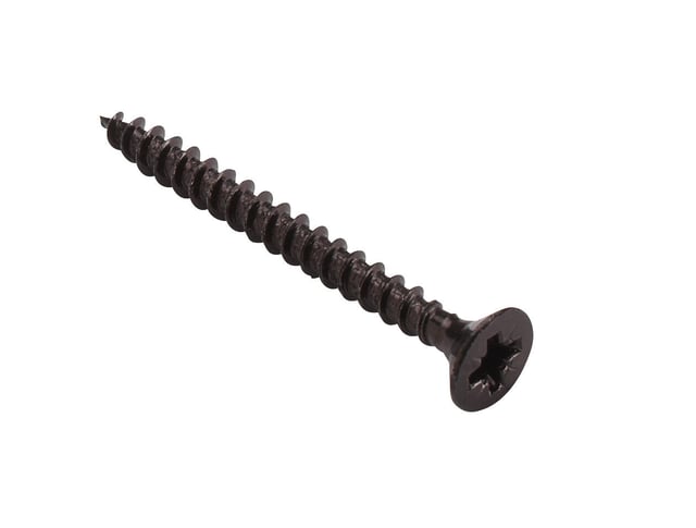 TORNILLOS TIRAFONDO PARA MADERA CINCADOS NEGROS 3,5X50MM. 200UDS