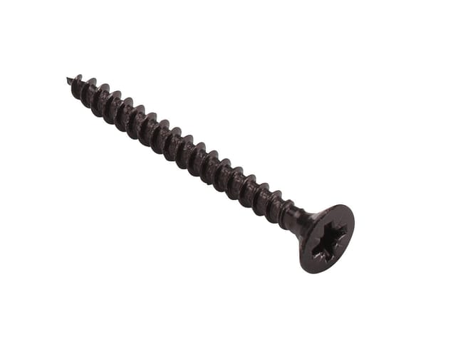 TORNILLOS TIRAFONDO PARA MADERA CINCADOS NEGROS 4X20MM. 500UDS - 1