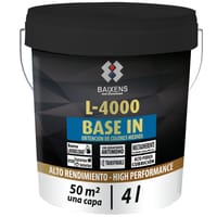 BASE PINTURA PLÁSTICA MATE L4000 4L TONOS MEDIOS - 1