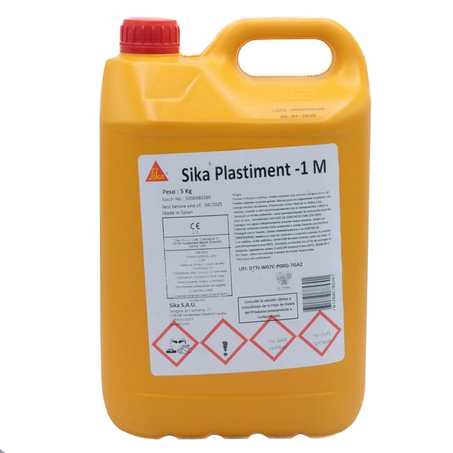 PLASTIFICANTE-AIREANTE SIKAPLASTIMENT-1 M 5 KG - 1