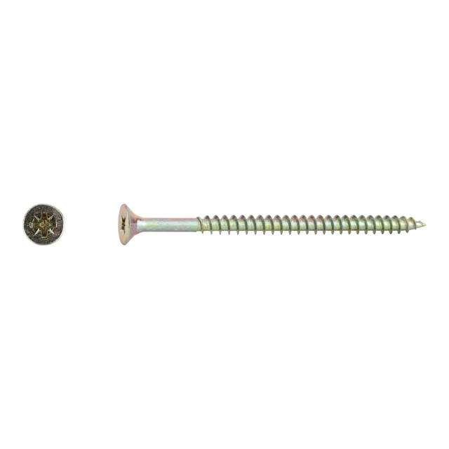 TORNILLOS TIRAFONDO PARA MADERA BICROMATADOS 5X80MM. 100UDS