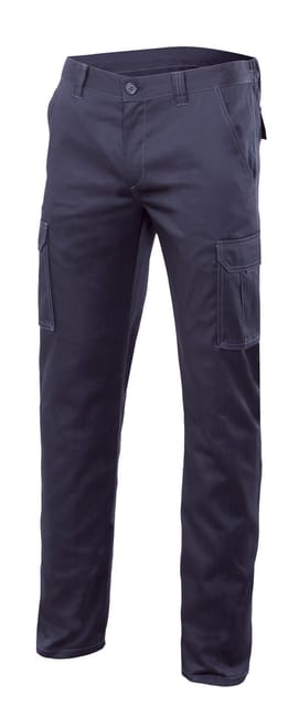 PANTALON DE TRABAJO MULTIBOLSILLOS ELÁSTICO AZUL TALLA 44 VELILLA 103002S - 1