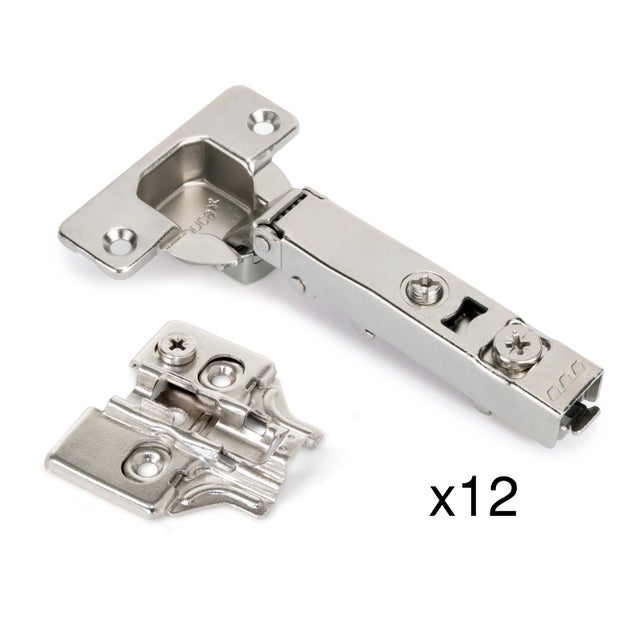 BISAGRA DE CAZOLETA 35MM APERTURA 105º RECTA 12 UDS