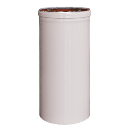 TUBO BAJO NOx 80/110MM MACHO-HEMBRA 20CM