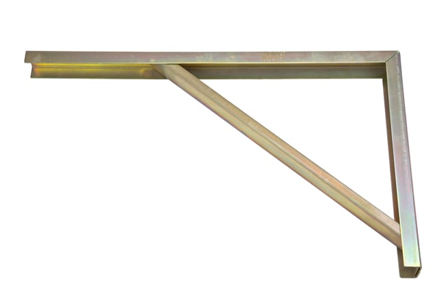 ESCUADRA METALICA PARA BALDA REFORZADA GOLIATH BICROMATADA 300 X 500MM